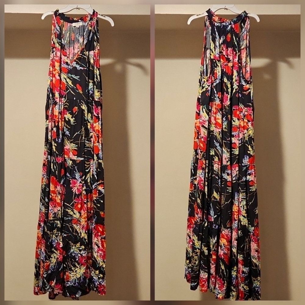 ❤️ UMGEE SLEEVELESS FLORAL BOHO MAXI DRESS, MEDIUM